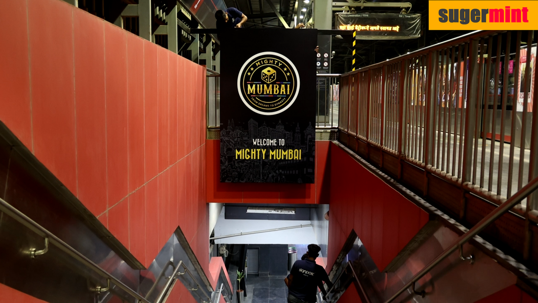 Mighty Mumbai Takes Over Mogra Metro Station! - Sugermint